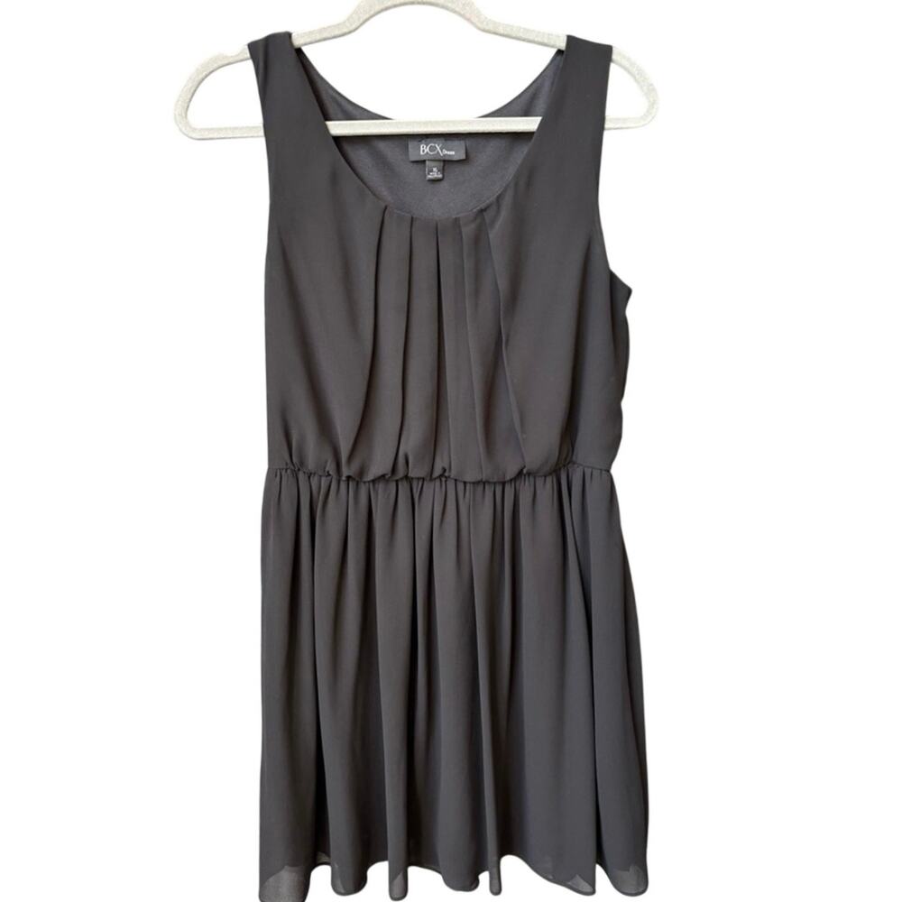 BCX Black Sleeveless Mini Dress Size XL